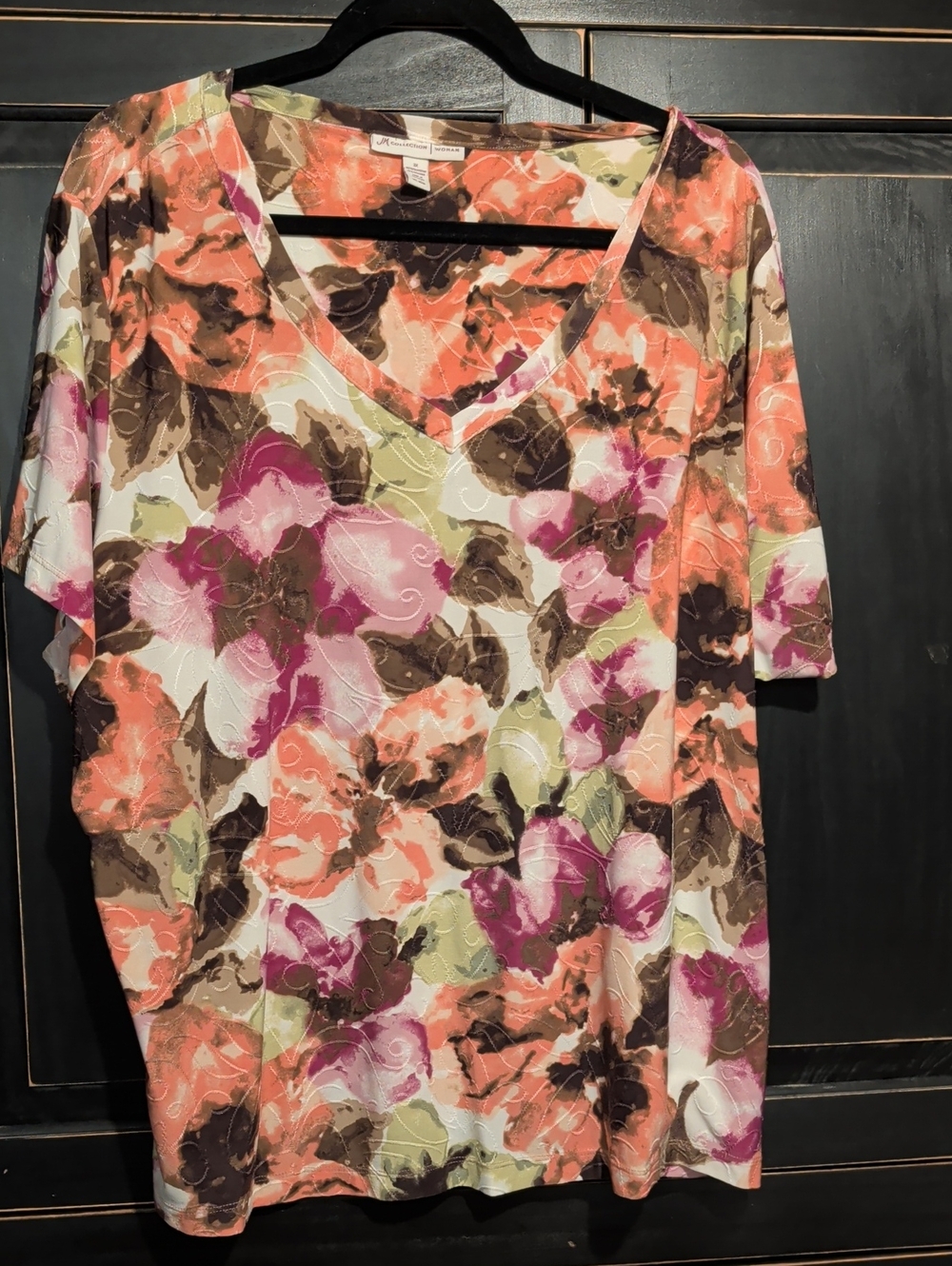 JM Collection Floral Top